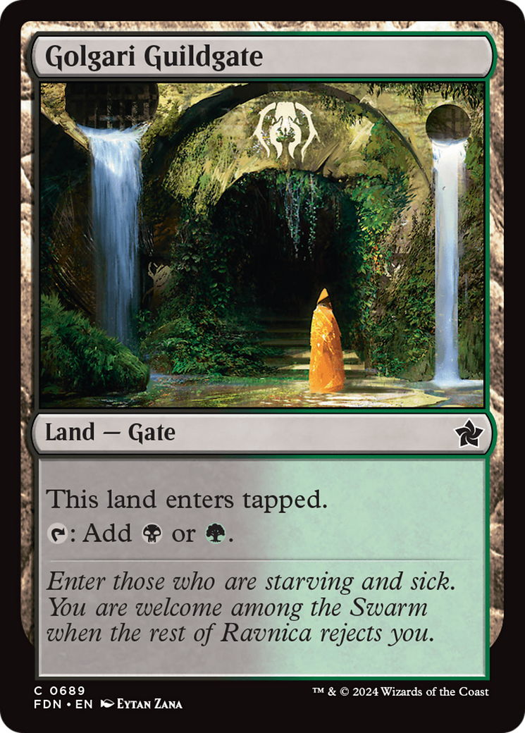 Golgari Guildgate [Foundations] | Fandemonia Ltd