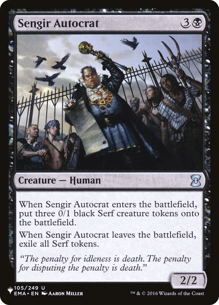 Sengir Autocrat [The List] | Fandemonia Ltd