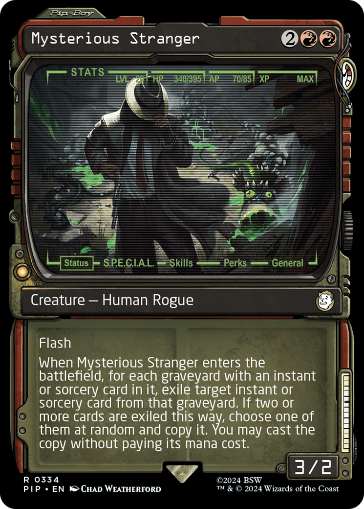 Mysterious Stranger (Showcase) [Fallout] | Fandemonia Ltd