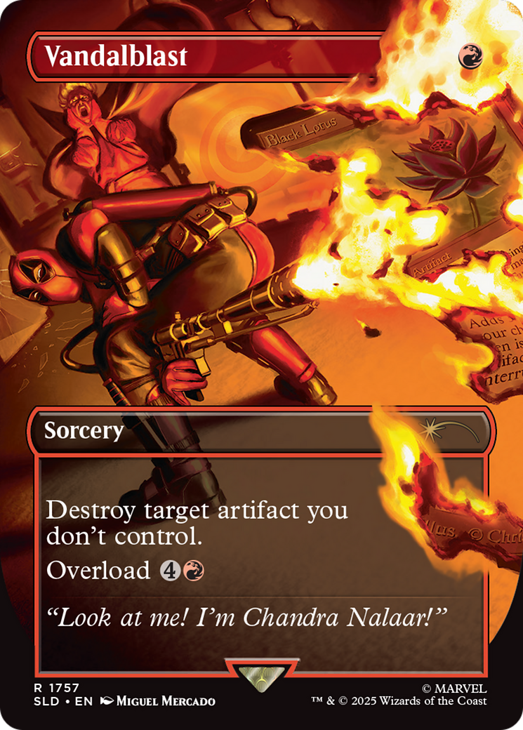 Vandalblast (1757) (Rainbow Foil) [Secret Lair Drop Series] | Fandemonia Ltd
