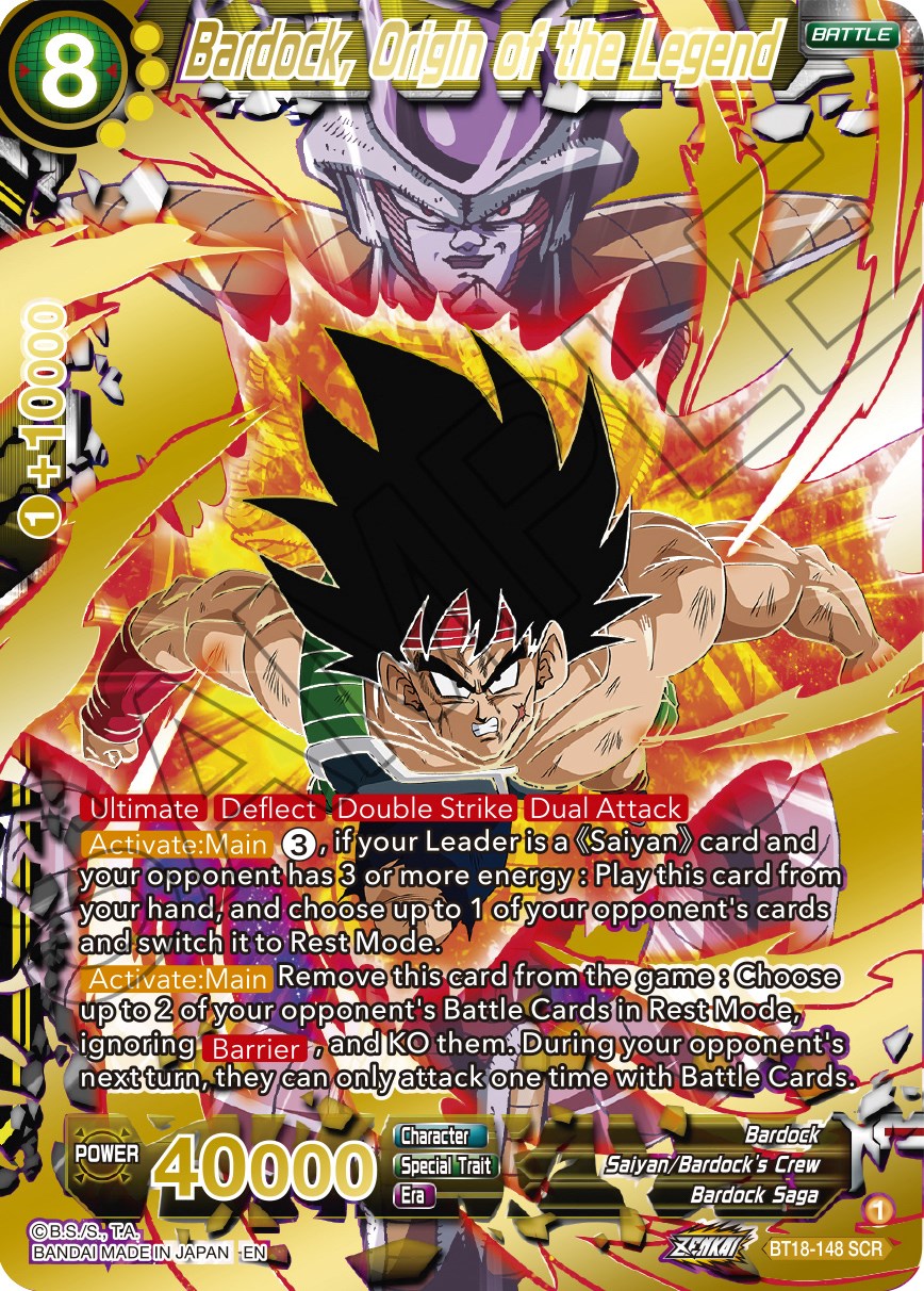 Bardock, Origin of the Legend (BT18-148) [Dawn of the Z-Legends] | Fandemonia Ltd