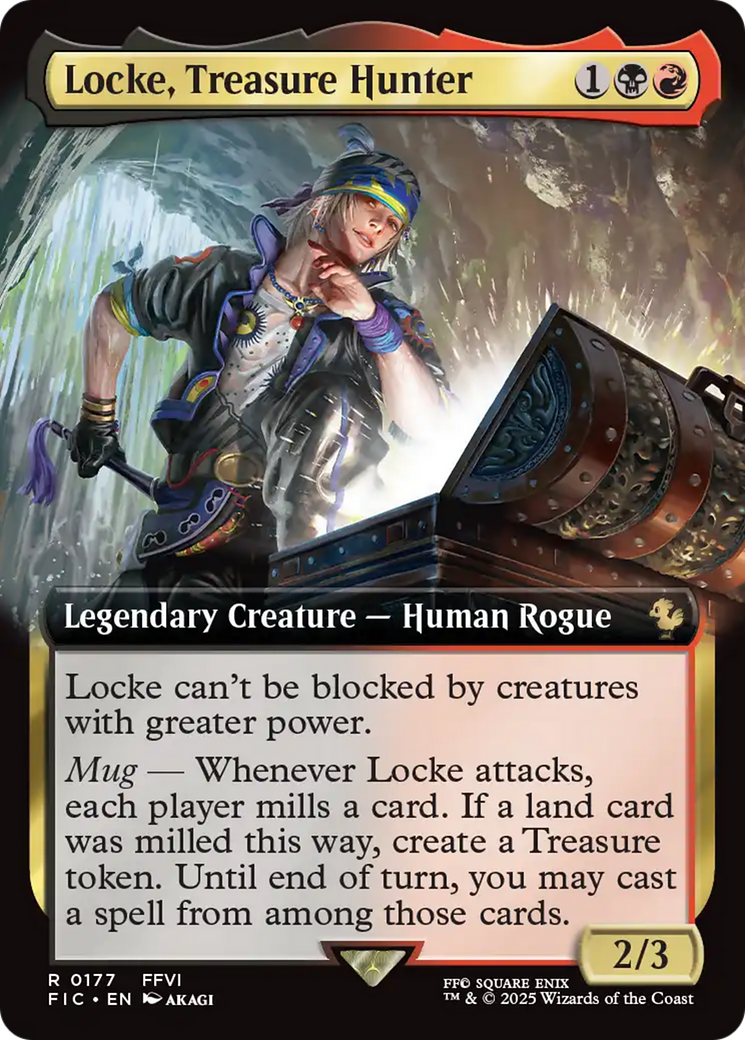 Locke, Treasure Hunter (Extended Art) [FINAL FANTASY Commander] | Fandemonia Ltd