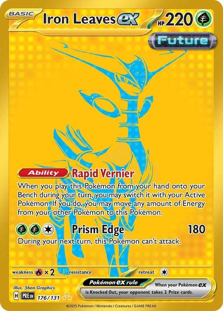 Iron Leaves ex (176/131) [Scarlet & Violet: Prismatic Evolutions] | Fandemonia Ltd