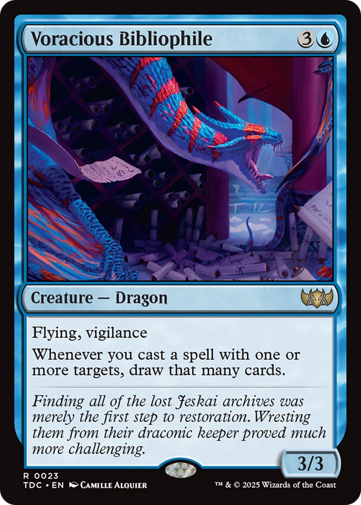 Voracious Bibliophile [Tarkir: Dragonstorm Commander] | Fandemonia Ltd