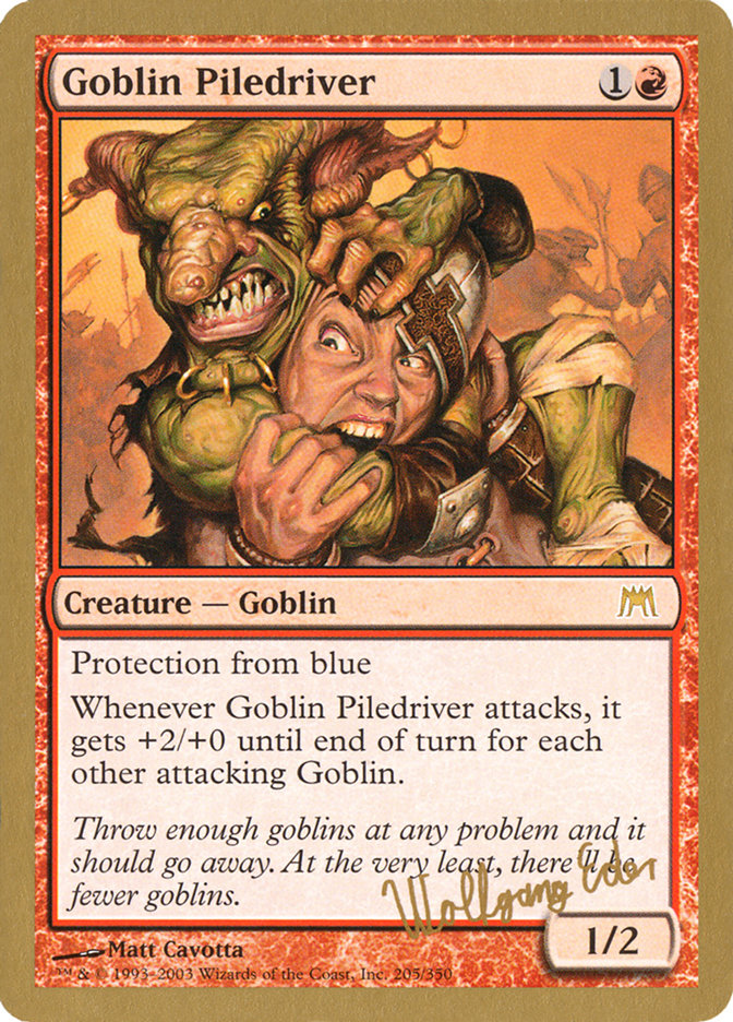 Goblin Piledriver (Wolfgang Eder) [World Championship Decks 2003] | Fandemonia Ltd