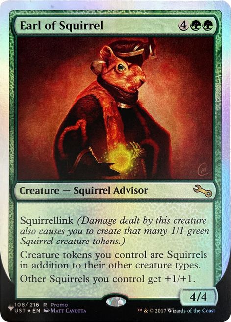 Earl of Squirrel (Unfinity Foil Edition) [The List] | Fandemonia Ltd