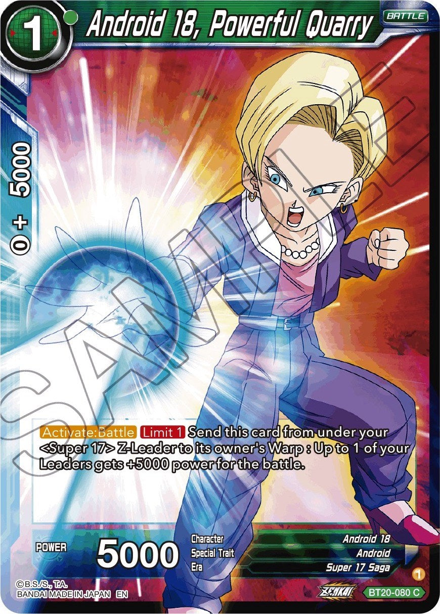 Android 18, Powerful Quarry (BT20-080) [Power Absorbed] | Fandemonia Ltd