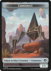 Thopter // Construct (0074) Double-Sided Token [Commander Masters Tokens] | Fandemonia Ltd