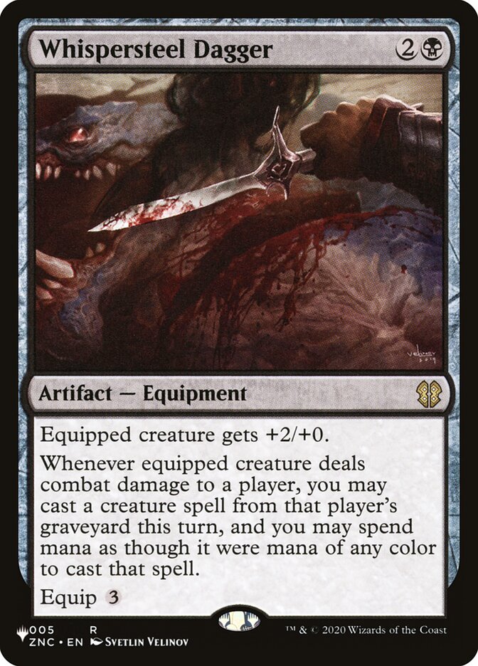 Whispersteel Dagger [The List] | Fandemonia Ltd