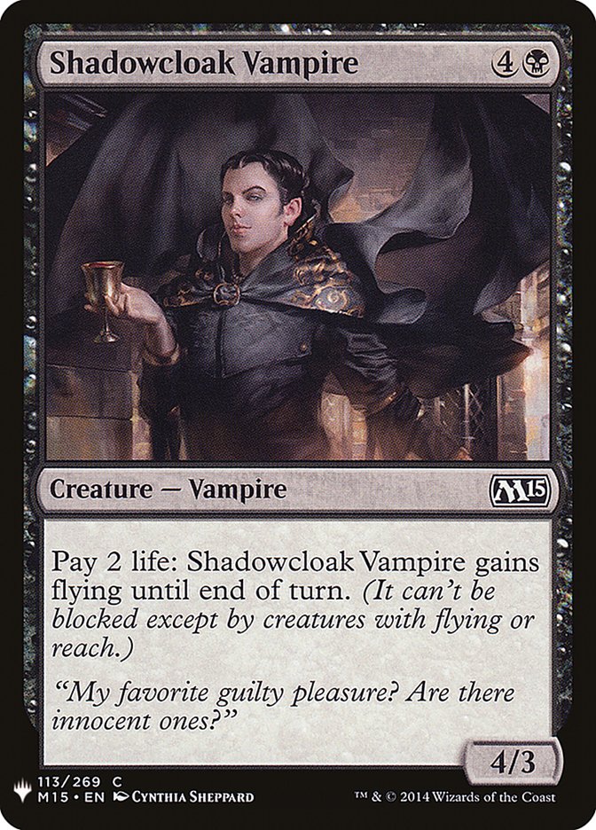 Shadowcloak Vampire [Mystery Booster] | Fandemonia Ltd