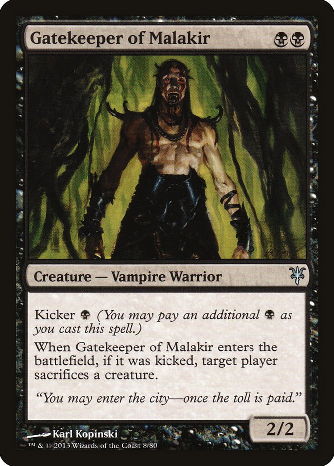 Gatekeeper of Malakir [Duel Decks: Sorin vs. Tibalt] | Fandemonia Ltd