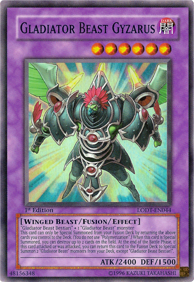 Gladiator Beast Gyzarus [LODT-EN044] Super Rare | Fandemonia Ltd