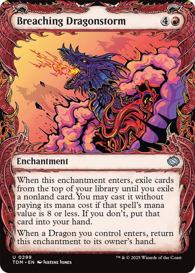 Breaching Dragonstorm (Showcase) [Tarkir: Dragonstorm] | Fandemonia Ltd