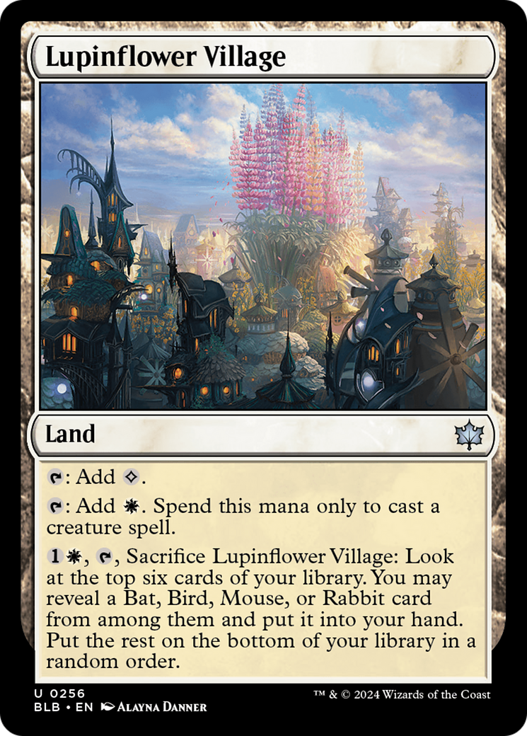 Lupinflower Village [Bloomburrow] | Fandemonia Ltd