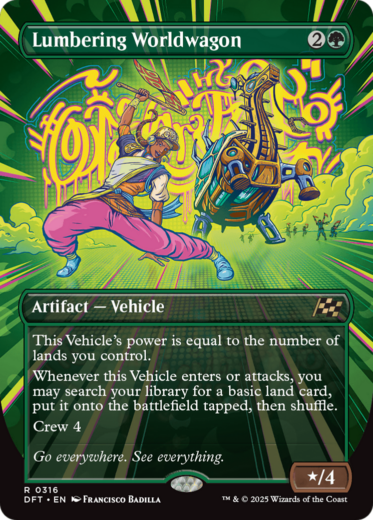 Lumbering Worldwagon (Borderless) [Aetherdrift] | Fandemonia Ltd
