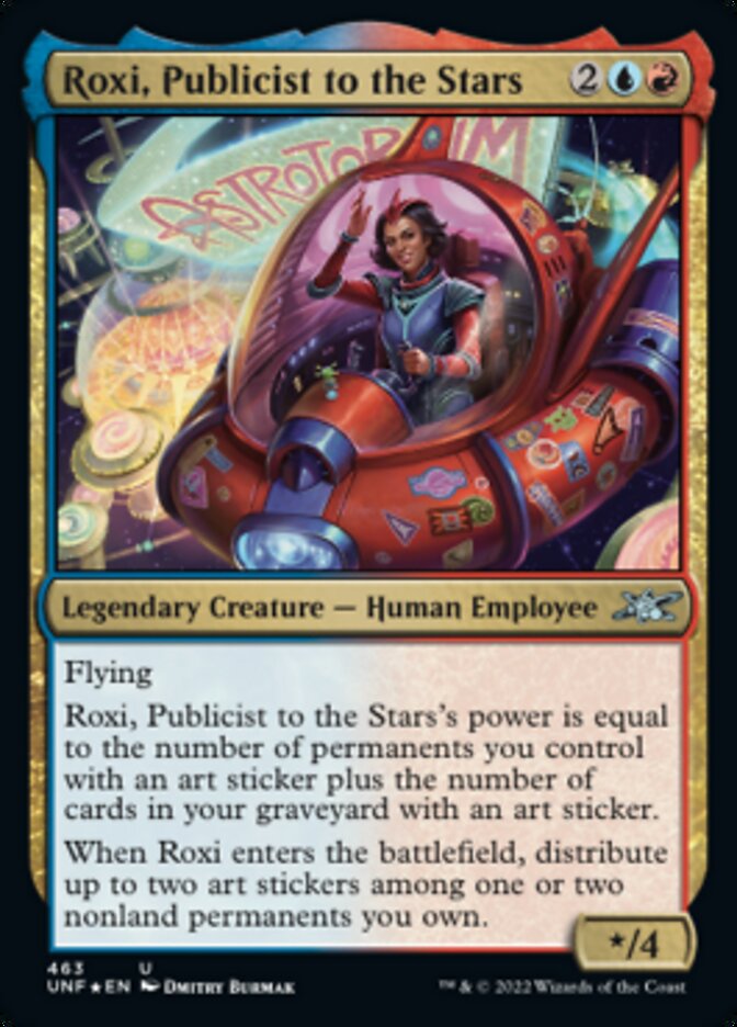 Roxi, Publicist to the Stars (Galaxy Foil) [Unfinity] | Fandemonia Ltd