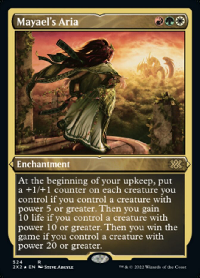 Mayael's Aria (Foil Etched) [Double Masters 2022] | Fandemonia Ltd