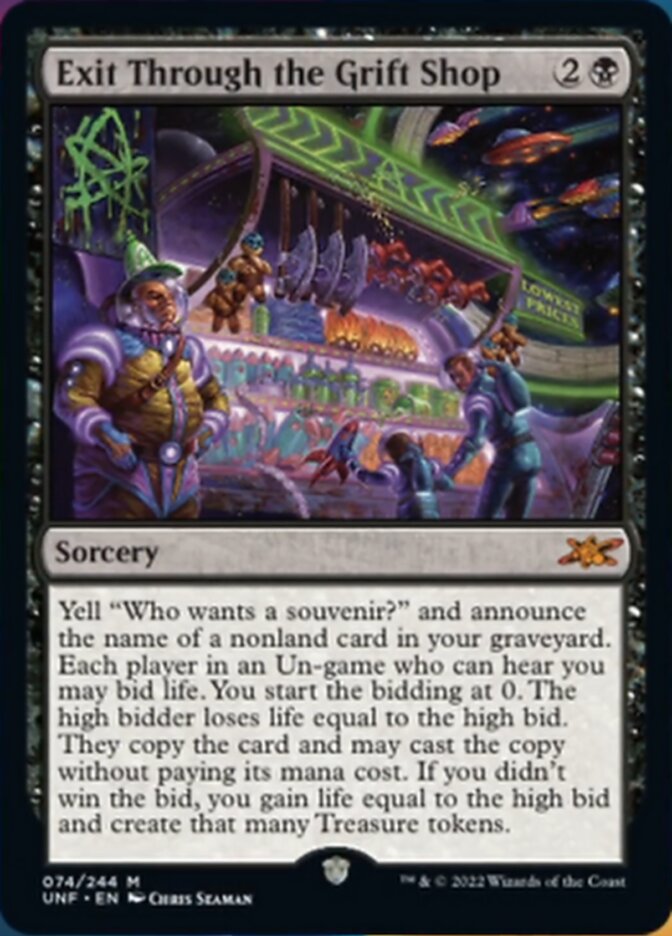 Exit Through the Grift Shop [Unfinity] | Fandemonia Ltd