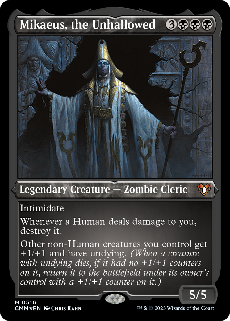 Mikaeus, the Unhallowed (Foil Etched) [Commander Masters] | Fandemonia Ltd