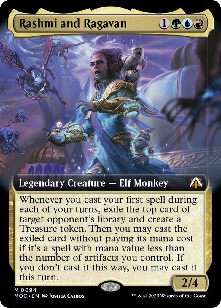 Rashmi and Ragavan (Extended Art) [March of the Machine Commander] | Fandemonia Ltd