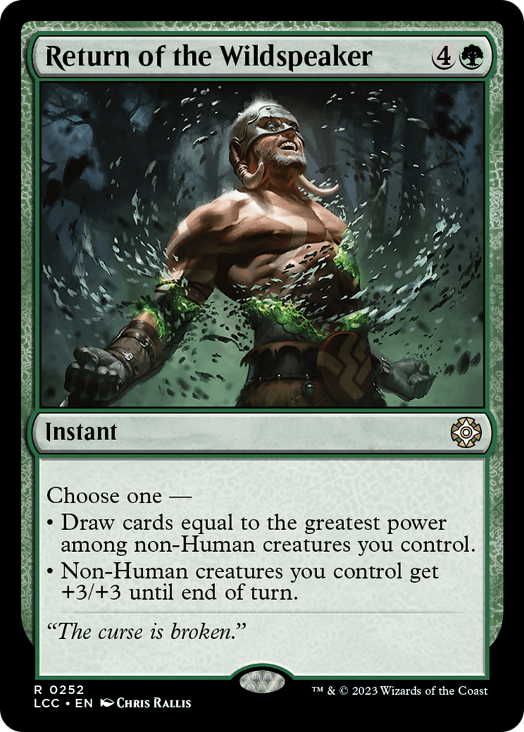 Return of the Wildspeaker [The Lost Caverns of Ixalan Commander] | Fandemonia Ltd