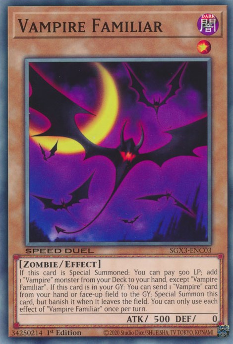 Vampire Familiar [SGX3-ENC03] Common | Fandemonia Ltd