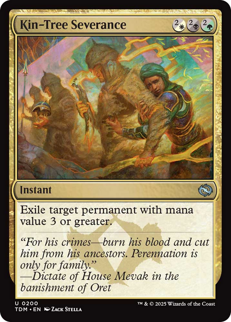Kin-Tree Severance [Tarkir: Dragonstorm] | Fandemonia Ltd