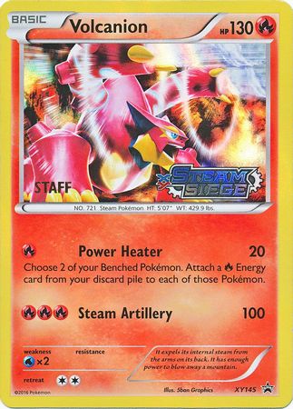 Volcanion (XY145) (Staff) [XY: Black Star Promos] | Fandemonia Ltd