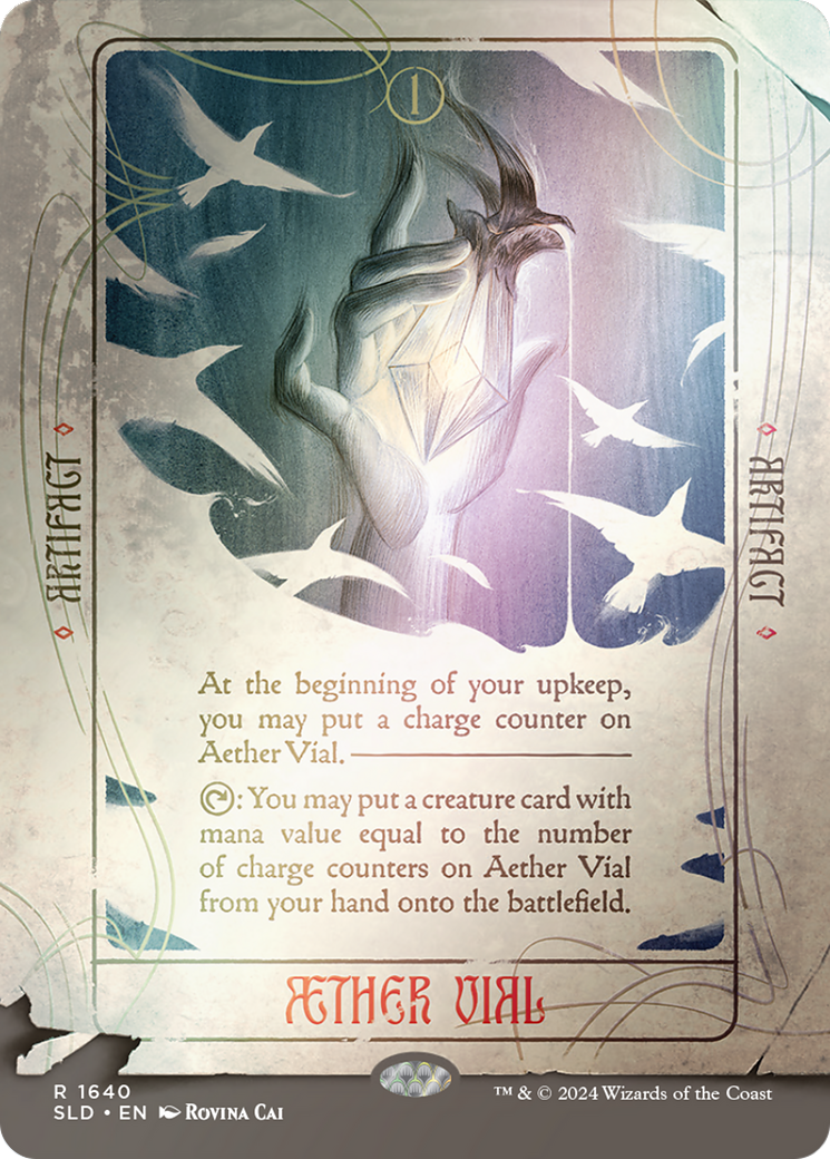 Aether Vial (Rainbow Foil) [Secret Lair Drop Series] | Fandemonia Ltd