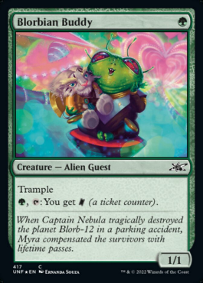 Blorbian Buddy (Galaxy Foil) [Unfinity] | Fandemonia Ltd