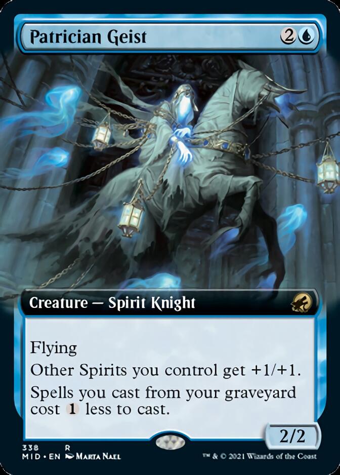 Patrician Geist (Extended Art) [Innistrad: Midnight Hunt] | Fandemonia Ltd