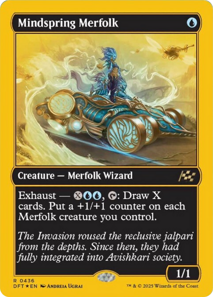 Mindspring Merfolk (First-Place Foil) [Aetherdrift] | Fandemonia Ltd