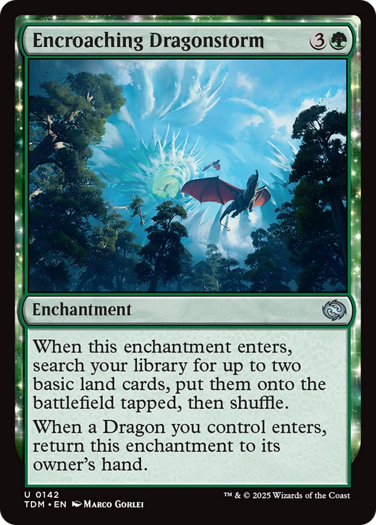 Encroaching Dragonstorm [Tarkir: Dragonstorm] | Fandemonia Ltd