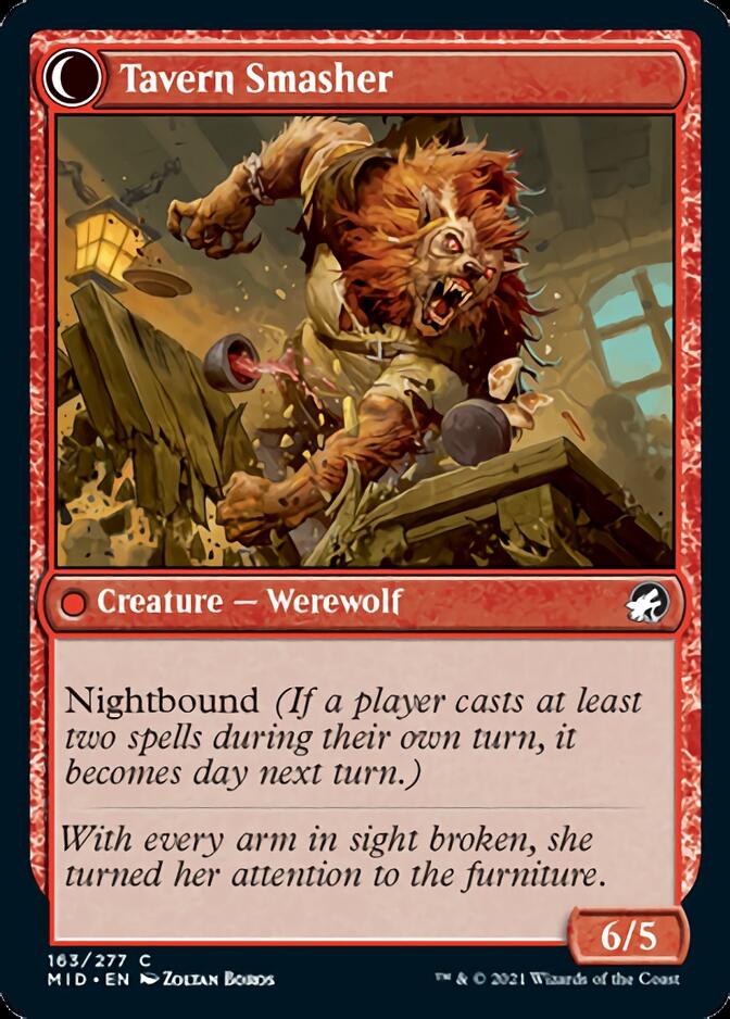 Tavern Ruffian // Tavern Smasher [Innistrad: Midnight Hunt] | Fandemonia Ltd