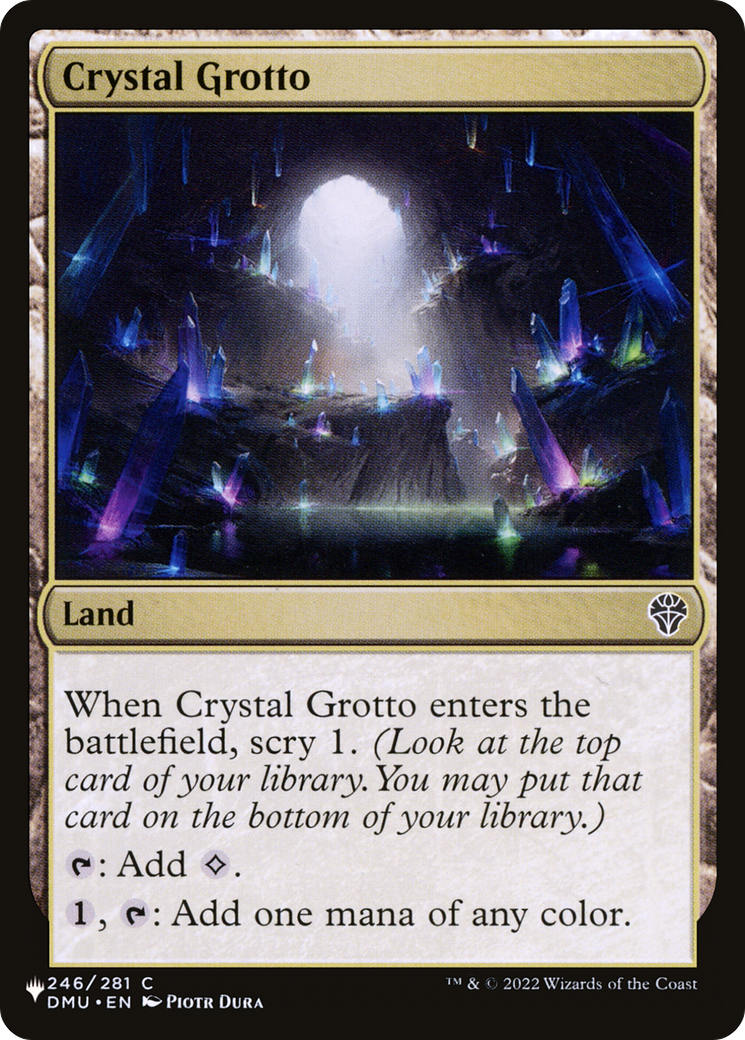 Crystal Grotto [The List] | Fandemonia Ltd