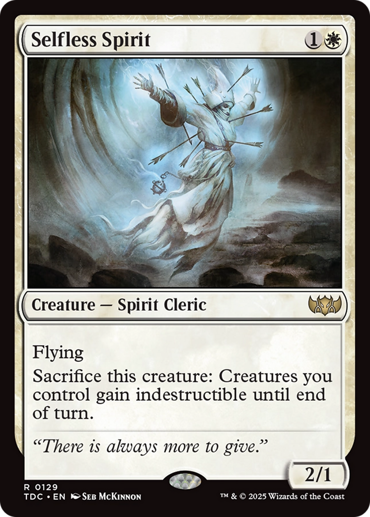 Selfless Spirit [Tarkir: Dragonstorm Commander] | Fandemonia Ltd