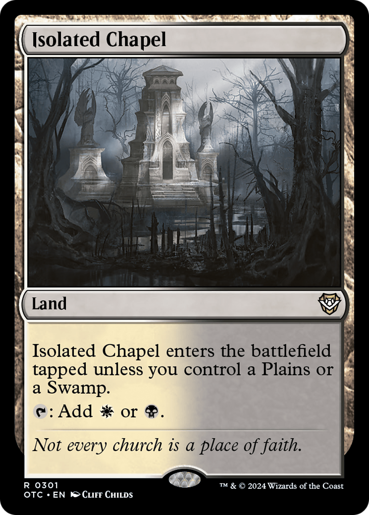 Isolated Chapel [Outlaws of Thunder Junction Commander] | Fandemonia Ltd