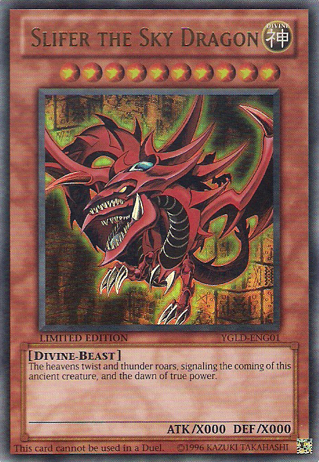 Slifer the Sky Dragon [YGLD-ENG01] Ultra Rare | Fandemonia Ltd