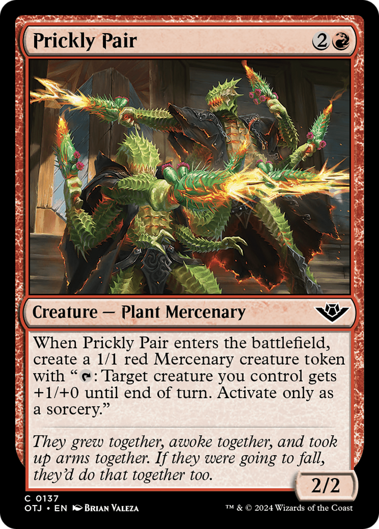 Prickly Pair [Outlaws of Thunder Junction] | Fandemonia Ltd