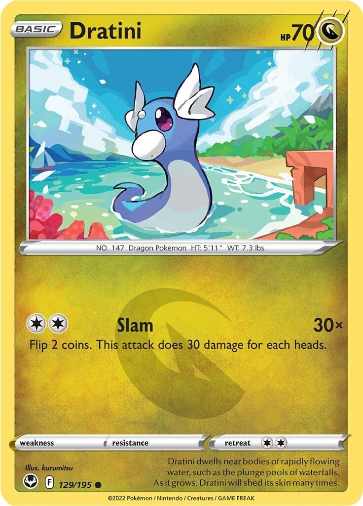 Dratini (129/195) [Sword & Shield: Silver Tempest] | Fandemonia Ltd