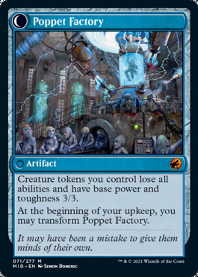 Poppet Stitcher // Poppet Factory [Innistrad: Midnight Hunt] | Fandemonia Ltd