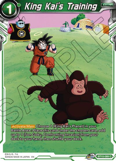 King Kai's Training (BT15-089) [Saiyan Showdown] | Fandemonia Ltd
