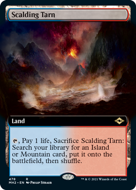 Scalding Tarn (Extended Art) [Modern Horizons 2] | Fandemonia Ltd
