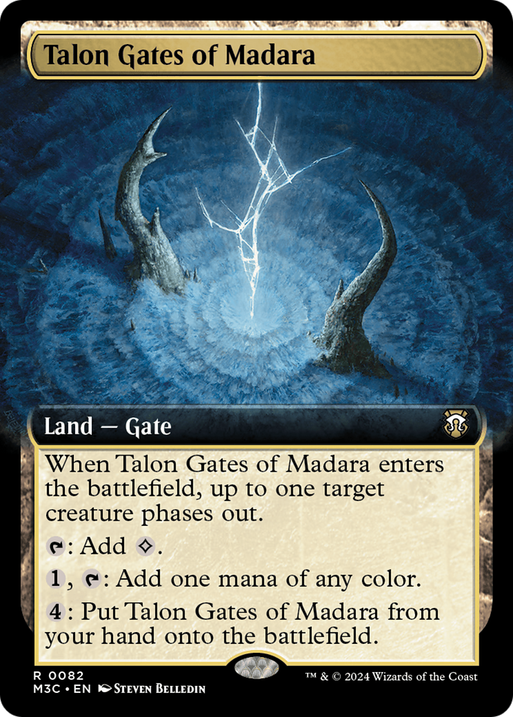 Talon Gates of Madara (Extended Art) (Ripple Foil) [Modern Horizons 3 Commander] | Fandemonia Ltd