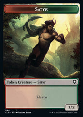 Satyr // Beast Double-Sided Token [Commander Legends: Battle for Baldur's Gate Tokens] | Fandemonia Ltd