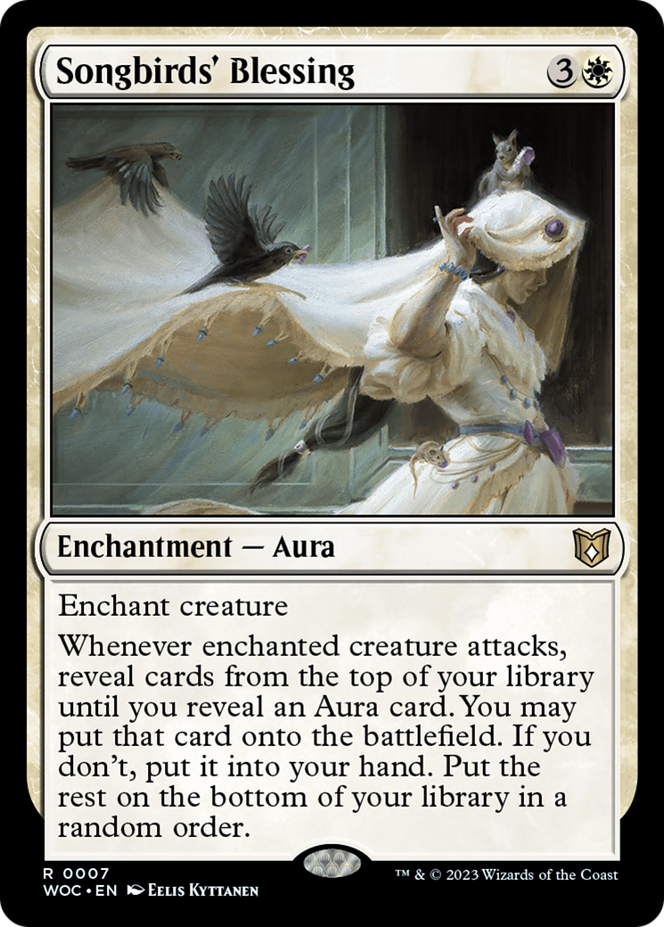 Songbirds' Blessing [Wilds of Eldraine Commander] | Fandemonia Ltd
