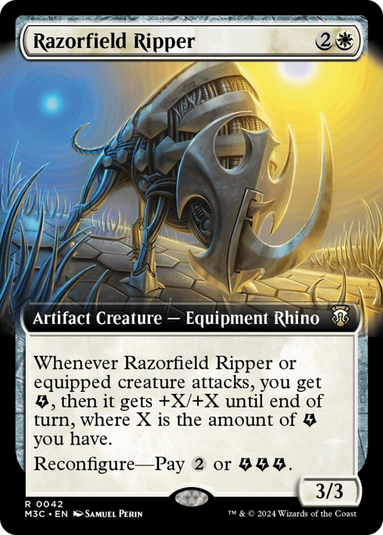 Razorfield Ripper (Extended Art) [Modern Horizons 3 Commander] | Fandemonia Ltd
