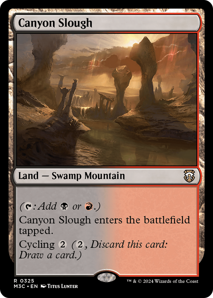 Canyon Slough [Modern Horizons 3 Commander] | Fandemonia Ltd