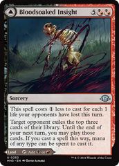 Bloodsoaked Insight // Sanguine Morass [Modern Horizons 3] | Fandemonia Ltd