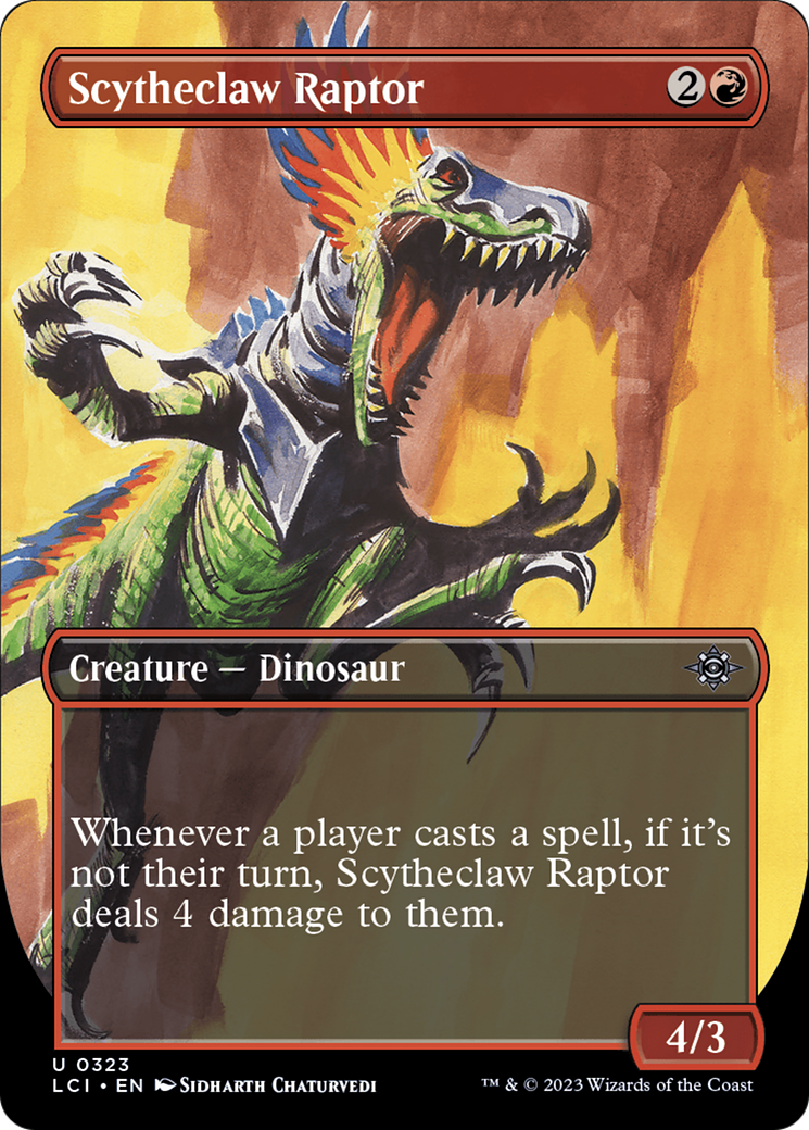 Scytheclaw Raptor (Borderless) [The Lost Caverns of Ixalan] | Fandemonia Ltd